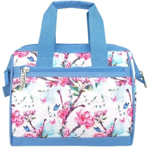 Insulated Lunch Bag Sachi Food Storage Portable Tote Container - SPRING BLOSSOM