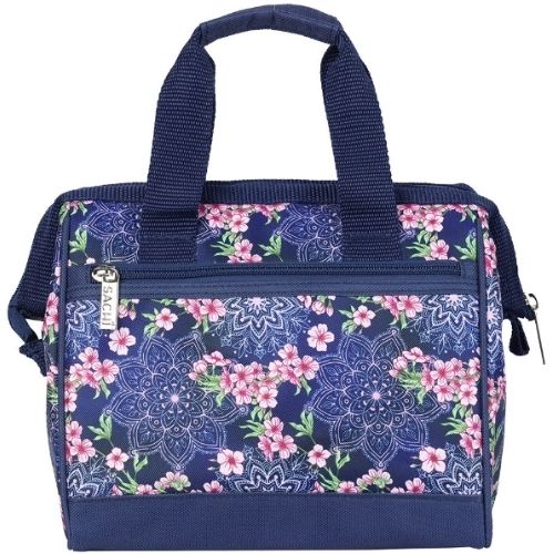 Insulated Lunch Bag Sachi Food Storage Travel Portable Container, Floral Mandela