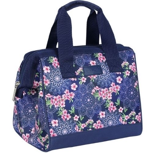 Insulated Lunch Bag Sachi Food Storage Travel Portable Container, Floral Mandela