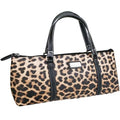 Insulated Wine Purse Sachi Cooler Travel Bag Carrier Handbag - Leopard Natural