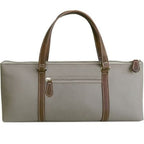 Insulated Wine Purse Sachi Tote Cooler Travel Bag Carrier Handbag - Taupe
