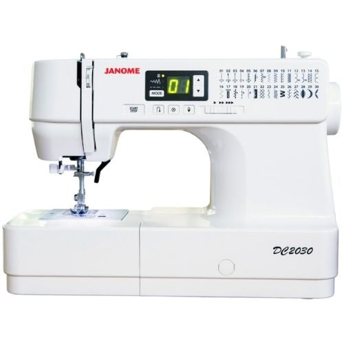 Janome DC2030 Computerised Sewing Machine With 30 Built-In Stitches - White