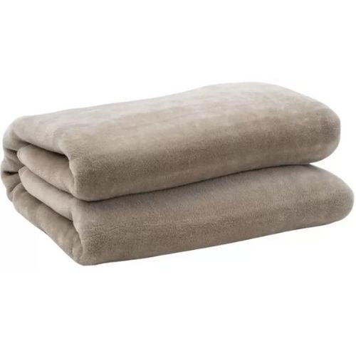 Jason Faux Mink Queen Bed Blanket 500GSM Thick Warm Soft Machine Washable Linen
