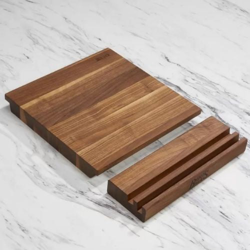 John Boos Walnut Wood Cutting Board and Tablet Stand