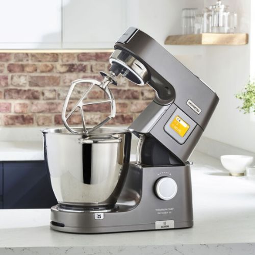 Kenwood Titanium Chef Patissier XL Stand Mixer With K-Beater, Dough Hook, Whisk