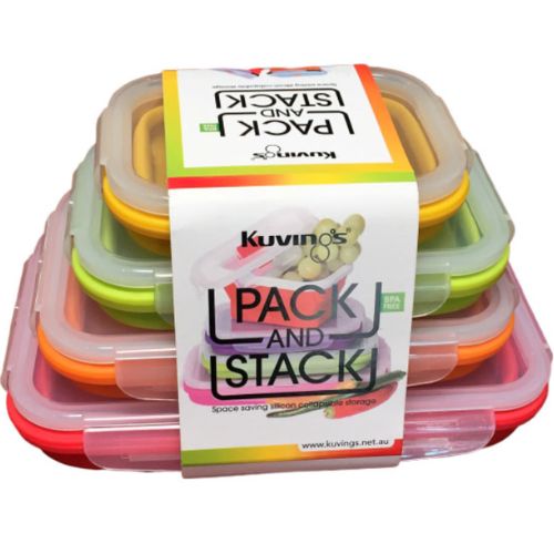Kuvings Pack & Stack Containers Rectangular