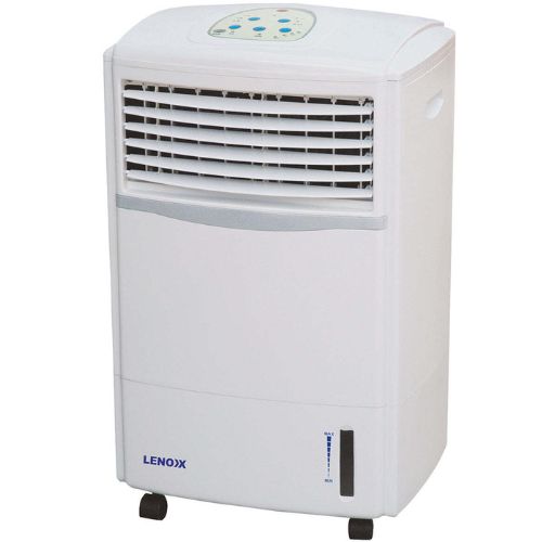 Lenoxx Portable Evaporative Cooler with Remote | Touch Panel | 3 Speed Fan White