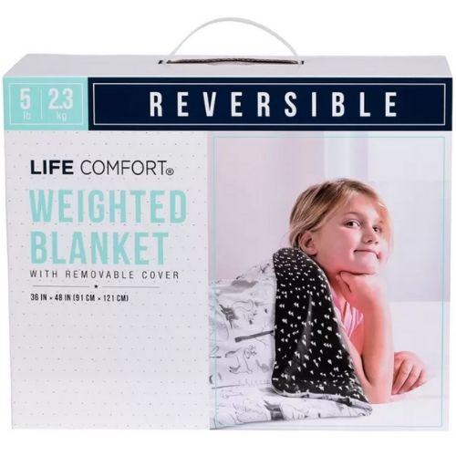 Life Comfort Reversible Weighted Blanket 2.3kg With Removable Cover - Woodland