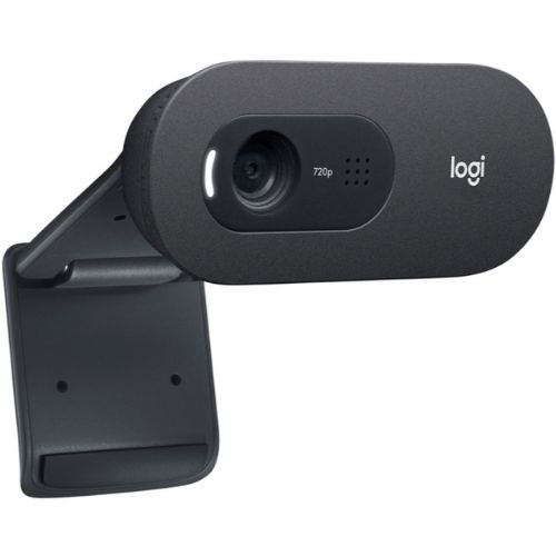 Logitech C270 HD Webcam 720p/30fps Built-in Noise-Reducing Mic, Light Correction