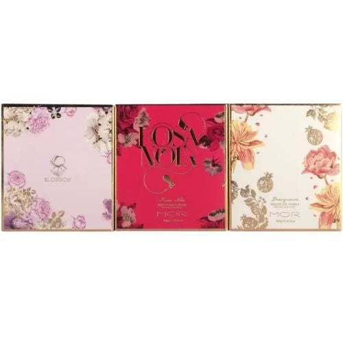 MOR Deluxe Soy Candles Trio Floral Fragrant Candle