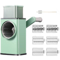 Manual Rotary Drum Grater Chopper Kitchen Vegetable Food Slicer Fruit Cutter