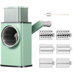Manual Rotary Drum Grater Chopper Kitchen Vegetable Food Slicer Fruit Cutter