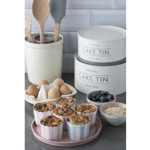 Mason Cash Innovative Kitchen Stackable/Nesting Cake Tins, White, Set of 3