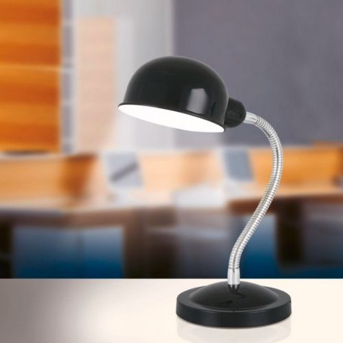 Maxx Desk Lamp Verve Design 48cm 40W Adjustable Flexible Gooseneck Metal - Black