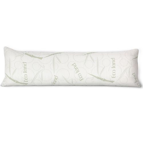 Memory Foam Full Body Pillow Soft Long Pillows With Removable Bamboo Pillowcase