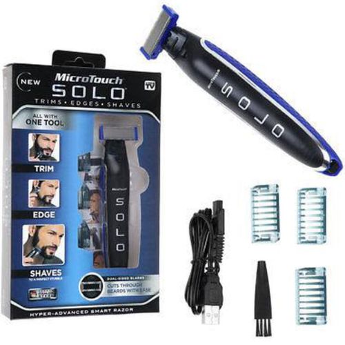 MicroTouch Solo Hair Trimmer Shaver Rechargeable Men's Razor