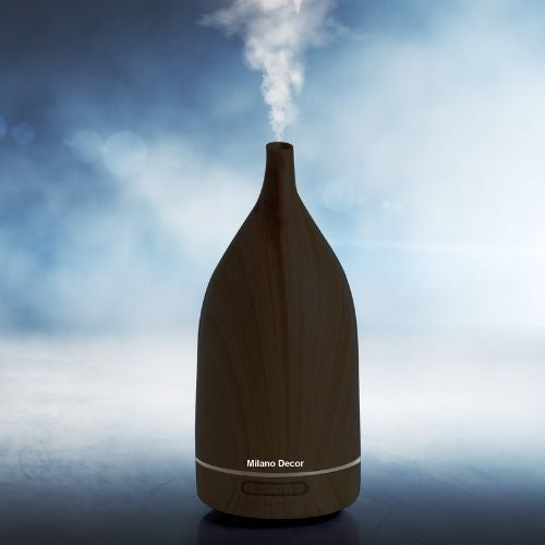 Milano Decor Aroma Diffuser Ultrasonic Humidifier Purifier 100ml And 3 Pack Oils