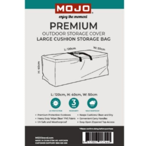 Mojo Premium Large Outdoor Storage Bag Heavy-duty Storage Organizer +3yr warrant