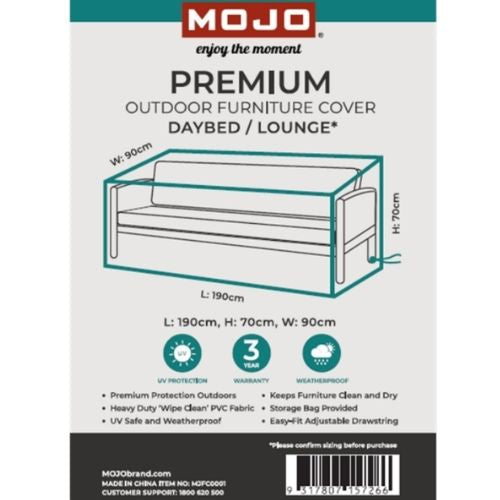 Mojo Premium Outdoor Daybed Furniture Cover