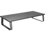 Monitor Riser Laptop Stand Computer Desk Organiser Desktop Table Shelf - Black