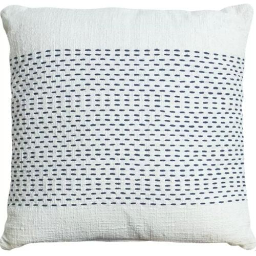 Moran Home Solstice Cushion Couch Square Decorative Cotton Pillow - Navy