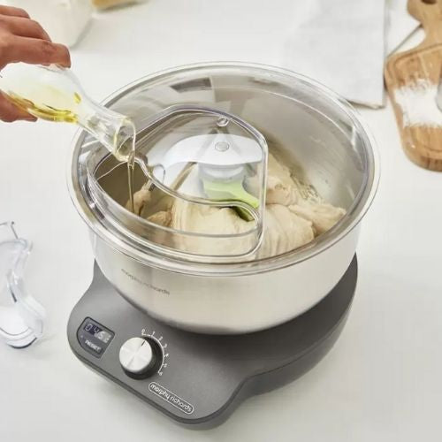 Morphy Richards Mixstar Stand Mixer 4L, 650W with Dough Hook, Beater & Whisk