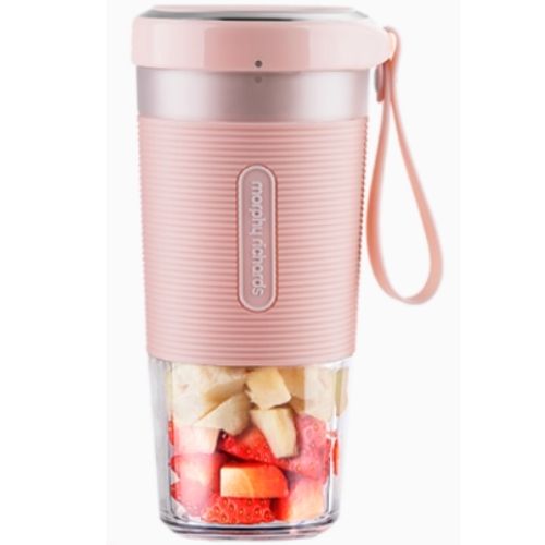 Morphy Richards Personal Mini Portable Blender Cup Smoothies Drink Maker - Pink