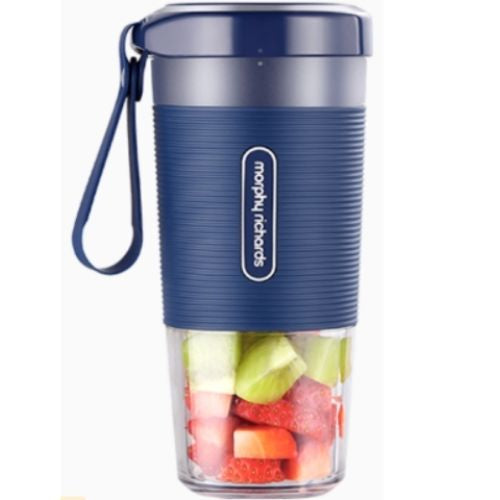 Morphy Richards Personal Portable Blender Cup Smoothies Drink Maker - Navy Blue