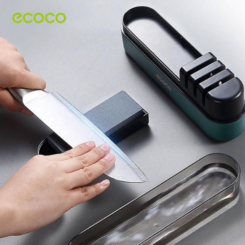 Multipurpose Ceramic Carbide Knife Sharpener For Knives, Scissors - Green