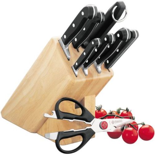 Mundial Bonza Knife Block Set 9-Piece Stainless Steel Kitchen Knives Cutlery Set