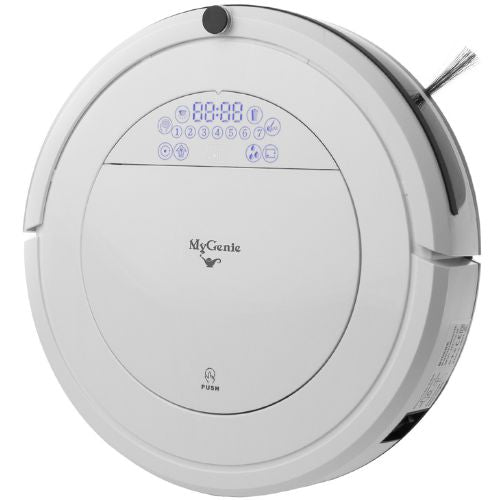 MyGenie Robotic Vacuum Cleaner ZX1000 Automatic Dry Wet Mop Sweep Floor - White