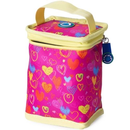 Freezable Fruit Drink Cooler Insulated Travel Picnic Bag Cool Carrier HEARTS
