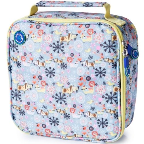 Freezable Square Insulated Lunch School Office Cooler Bag Cool Carrier -PETS