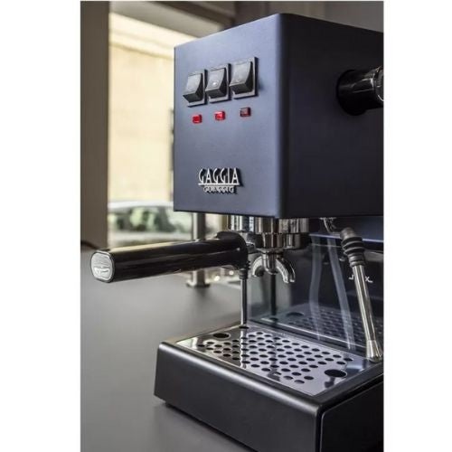 Gaggia Classic Pro Manual Coffee Machine 15 Bar Espresso Maker - Blue