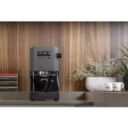 Gaggia Classic Pro Manual Coffee Machine 15 Bar Espresso Maker - Grey