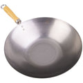 Stir Fry Pan Carbon Steel, Wood Handle Chinese Wok 30cm D.Line Professional