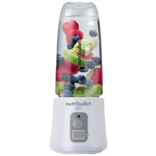 NutriBullet GO Portable Blender Travel Size 385ml for Shakes & Smoothies - White