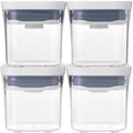 OXO Good Grips Pop 4-Piece Mini Container Set 200ml Kitchen Food Storage Clear
