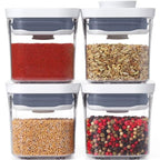 OXO Good Grips Pop 4-Piece Mini Container Set 200ml Kitchen Food Storage Clear