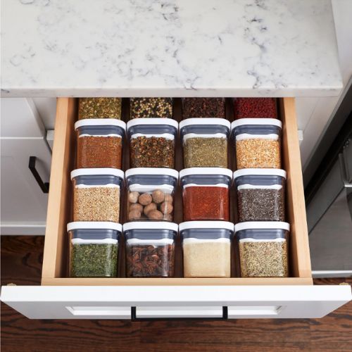 OXO Good Grips Pop 4-Piece Mini Container Set 200ml Kitchen Food Storage Clear