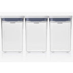 OXO Good Grips Pop Container Value Set, 3 Piece Airtight Stackable Containers BPA Free Food Storage