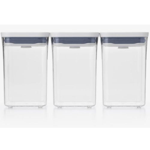 OXO Good Grips Pop Container Value Set, 3 Piece Airtight Stackable Containers BPA Free Food Storage
