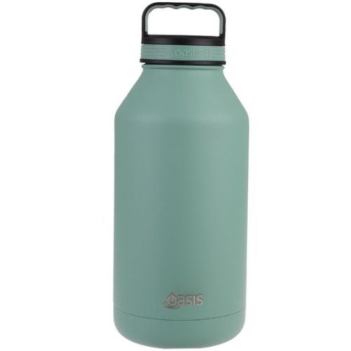 Oasis 1.9L Vacuum Insulated Bottle Stainless Steel Double Wall Jug - Sage Green