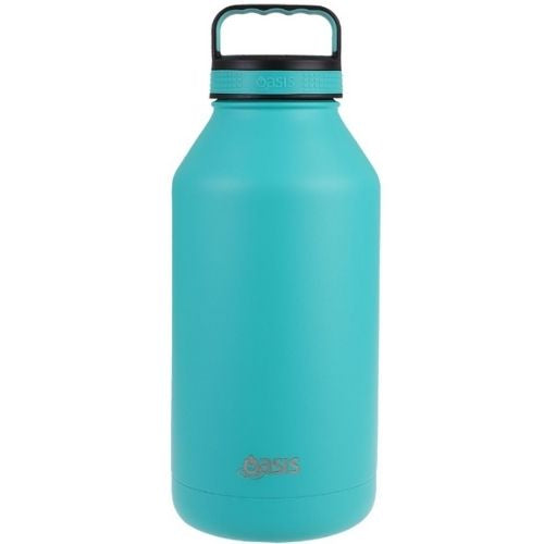 Oasis 1.9L Vacuum Insulated Bottle Stainless Steel Jug w/ Carry Handle Turquoise