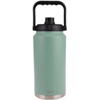 Oasis 3.8L Insulated Double Wall Jug Stainless Steel w/ Carry Handle, Sage Green