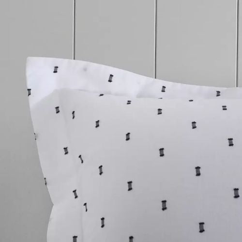 Onkaparinga Lorne King Bed Cotton Quilt Cover Set - White