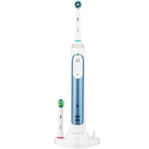 Oral-B Smart 7 7000 Electric Toothbrush W/ Travel Case & Charger - Metallic Blue