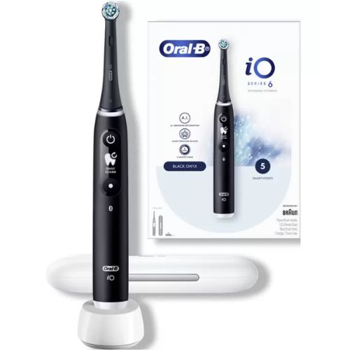 Oral-B iO Series 6 Rechargeable Electric Toothbrush - Black Onyx