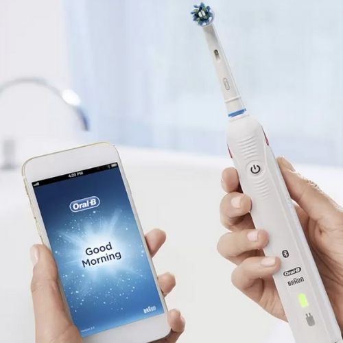 Oral B Smart 5000 Electric Toothbrush Dual Handle with Bluetooth Connectivity