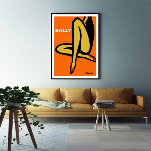 Orange Legs Black Frame Canvas Wall Art Painting Home Decoration 70cmx100cm